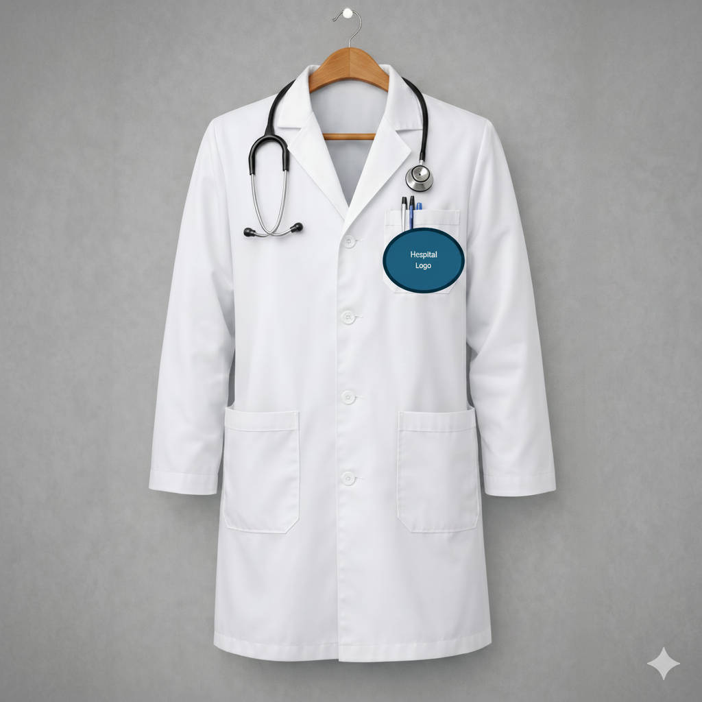 Personalized Standard Doctor Coat / Lab Coat