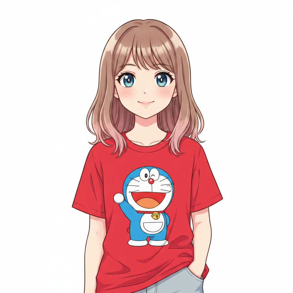 Red Doremon T-Shirt