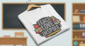 "Teach Love Inspire" Teacher T-Shirt - Cute Back to School Graphic Tee for Educators, Apple and Book School T-Shirt