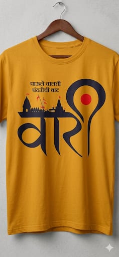 Step into devotion and carry the spirit of the pilgrimage with our exclusive Vari Graphic T-Shirt.
