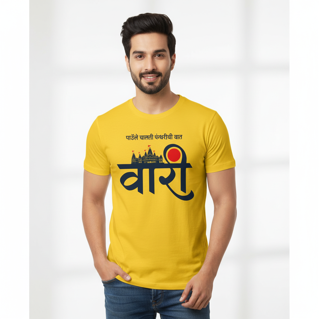 Vari Wari Pilgrimage Tee – Devotional Print T-Shirt